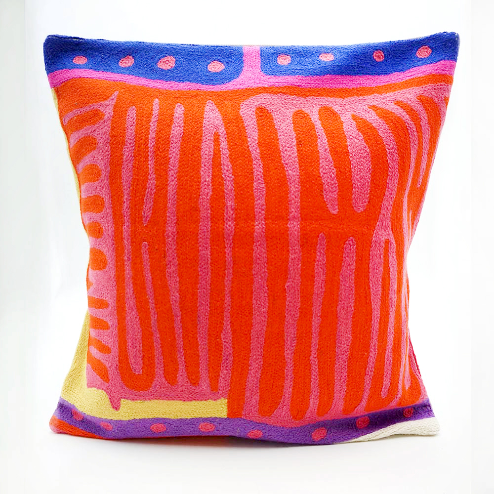 Cushion Cover Wool 40cm (16in)-AKO099