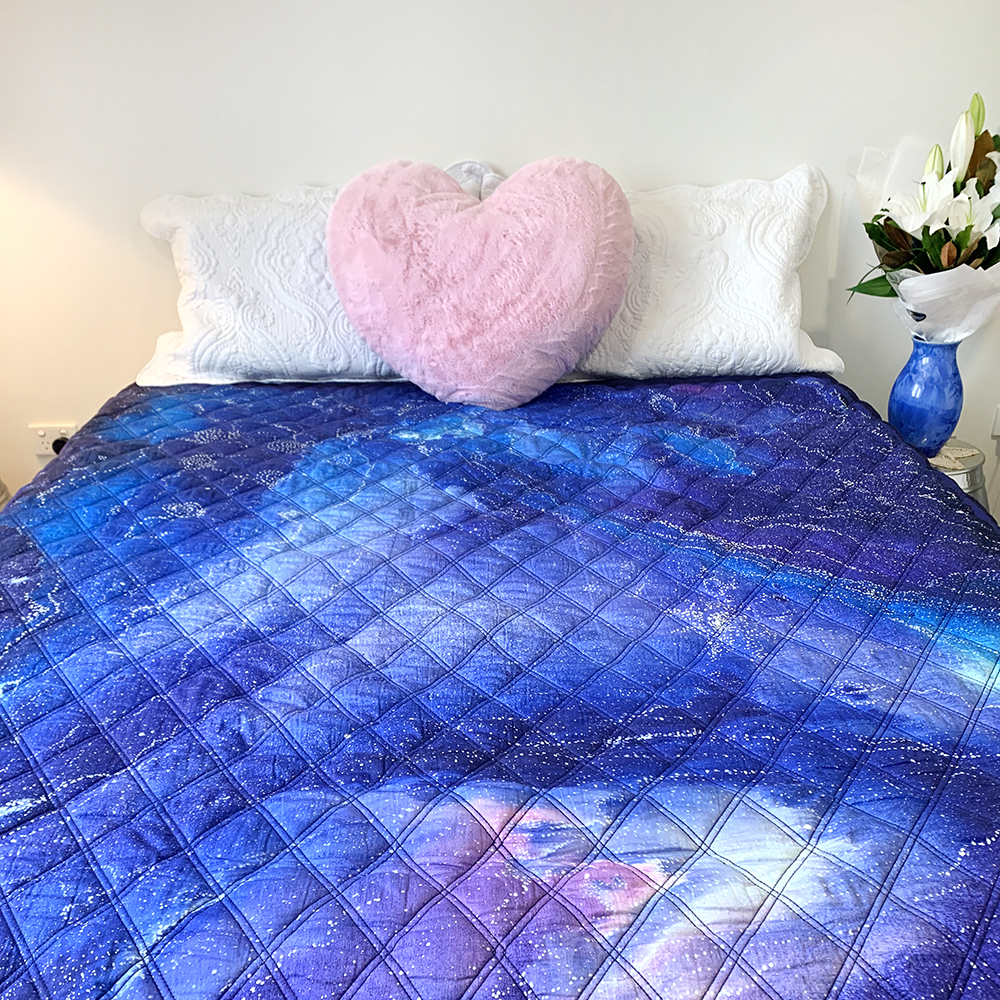 Large Quilted Blanket 172x190cm-AGR627