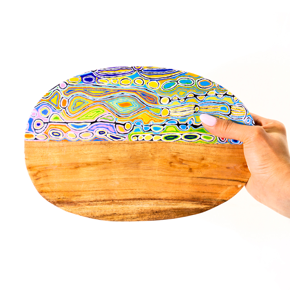 ACACIA WOOD DISH MEDIUM 19x28cm-JWA628