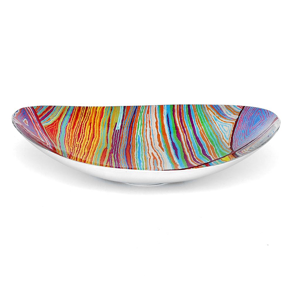 Bowl Boat Aluminium 35 x 25.5 x 7.5cm-JWA696