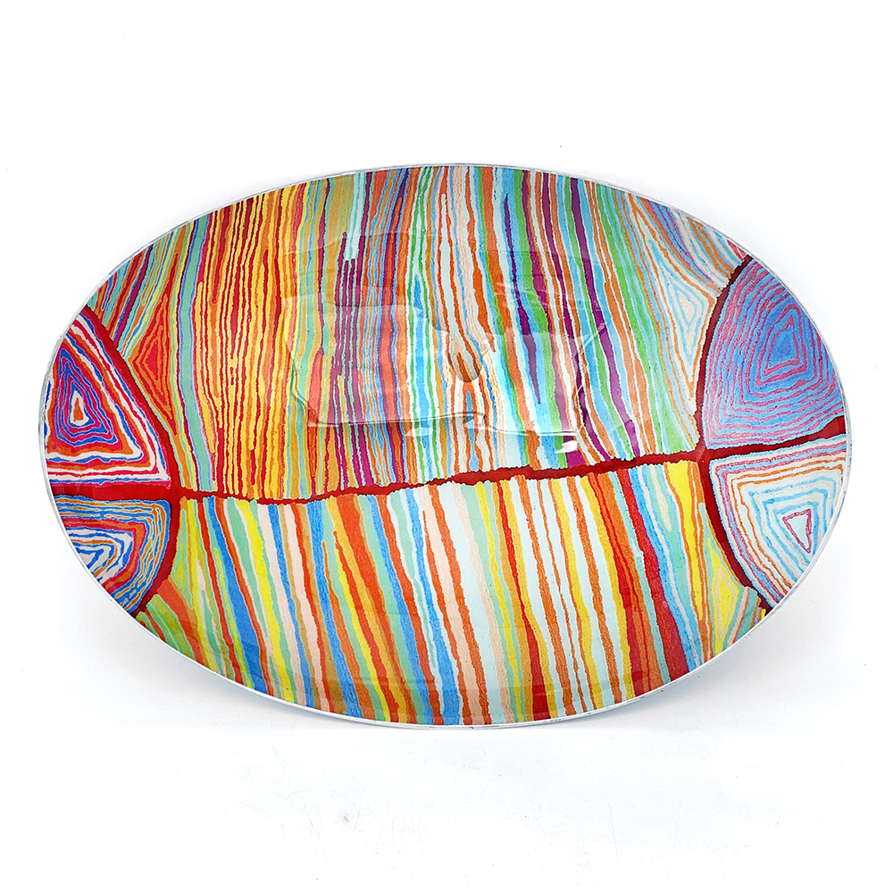 Bowl Boat Aluminium 35 x 25.5 x 7.5cm-JWA696