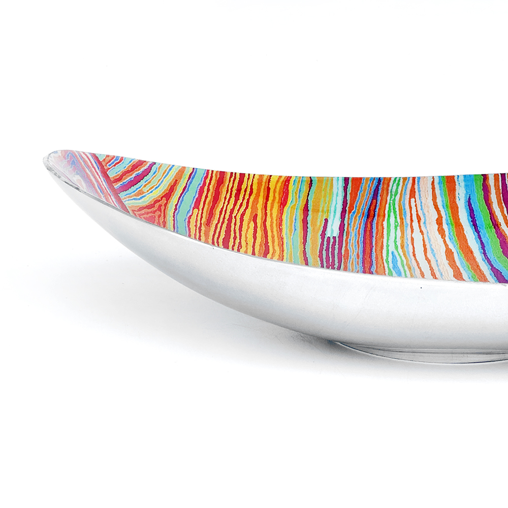 Bowl Boat Aluminium 35 x 25.5 x 7.5cm-JWA696
