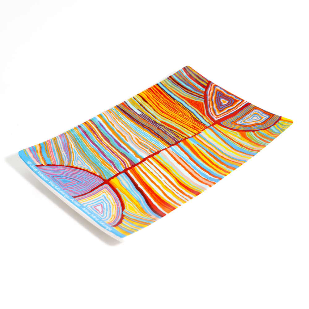 Bone China Cake Plate - 17.5x12cm -JWA696