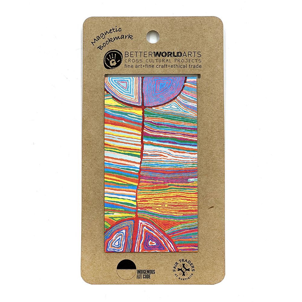 Paper Magnetic Bookmark - Folded: 10.5x5.4cm -JWA696