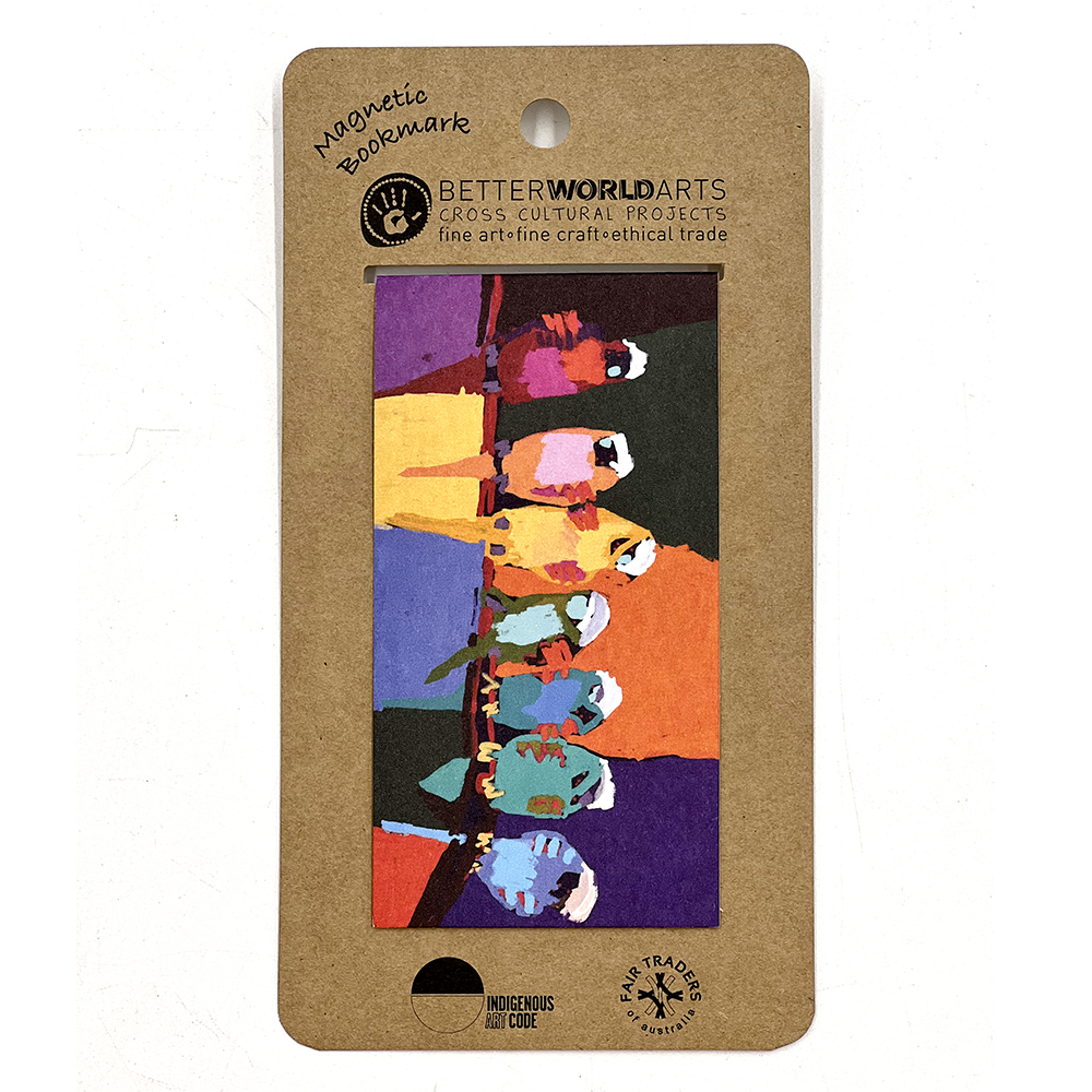 Paper Magnetic Bookmark - Folded: 10.5x5.4cm -KBA697