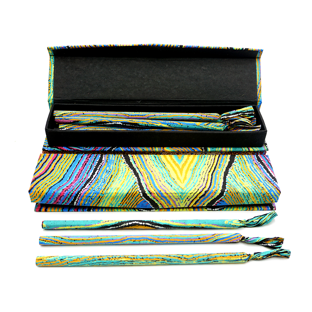 Funky Box of 10 HB Pencils - 23.5x5.5x2.5cm (9.25x2x1in)-LWA624