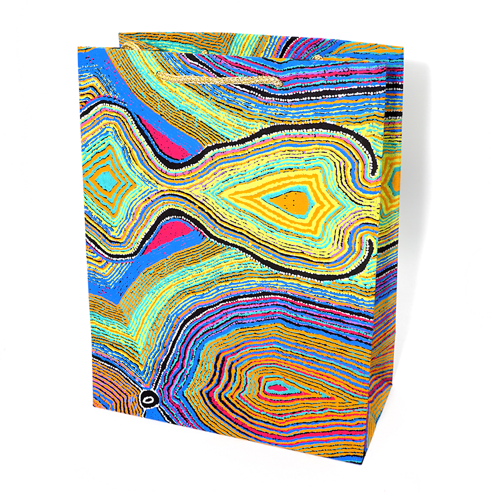 Hand Made Paper Gift Bag Large- 25.5x12.7x33cm (10x5x13in)-LWA624