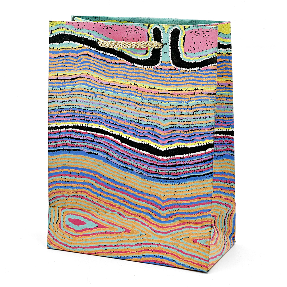 Hand Made Paper Gift Bag Small - 20x15x5cm (7.8x6x2in)-LWA624