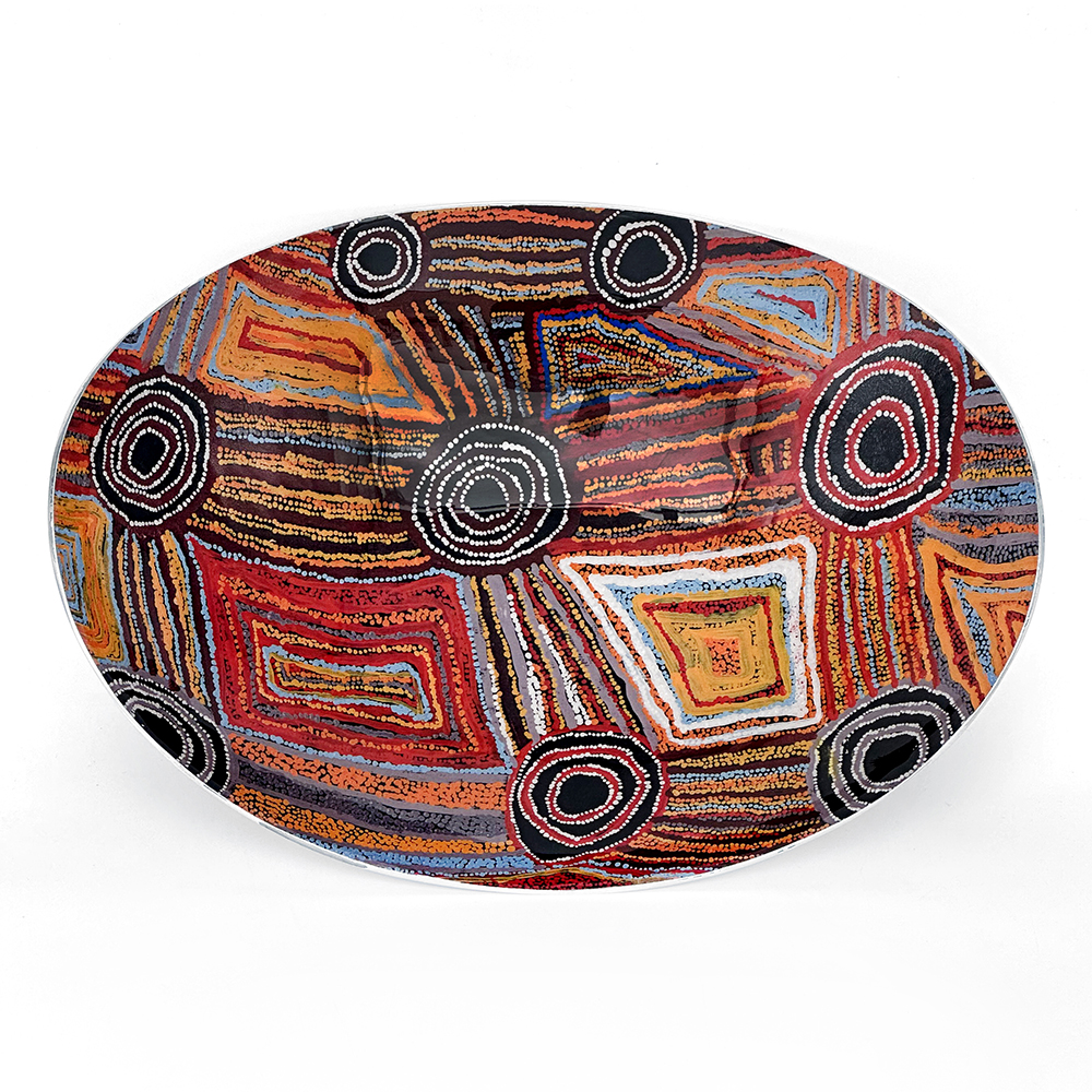 Bowl Boat Aluminium 35 x 25.5 x 7.5cm-MAB665