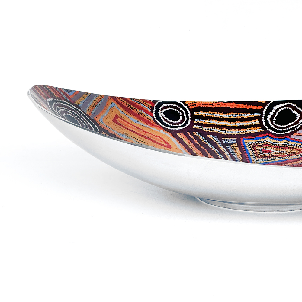 Bowl Boat Aluminium 35 x 25.5 x 7.5cm-MAB665
