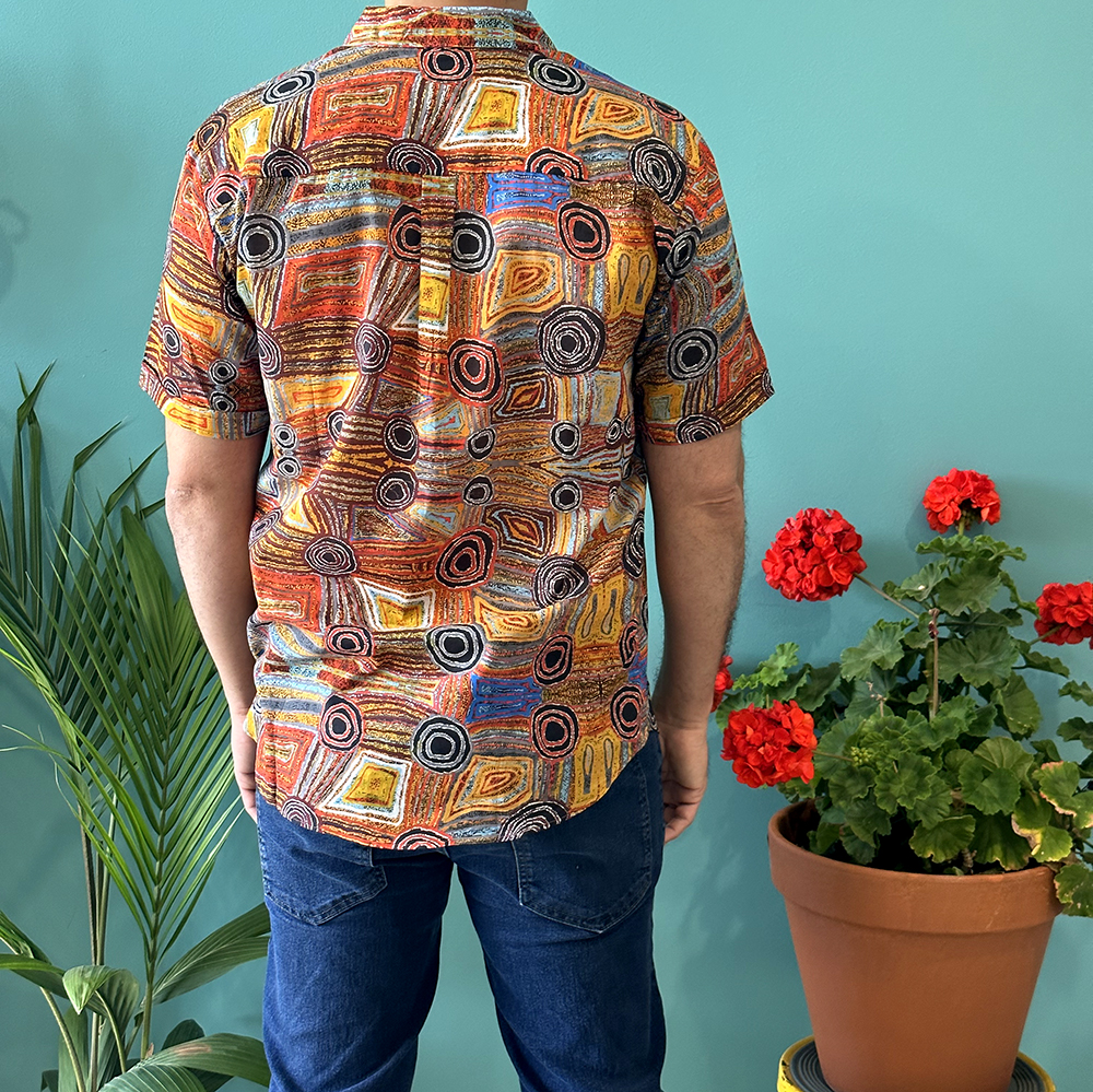 Mens Shirt - Organic Cotton Voile SMALL-MAB665