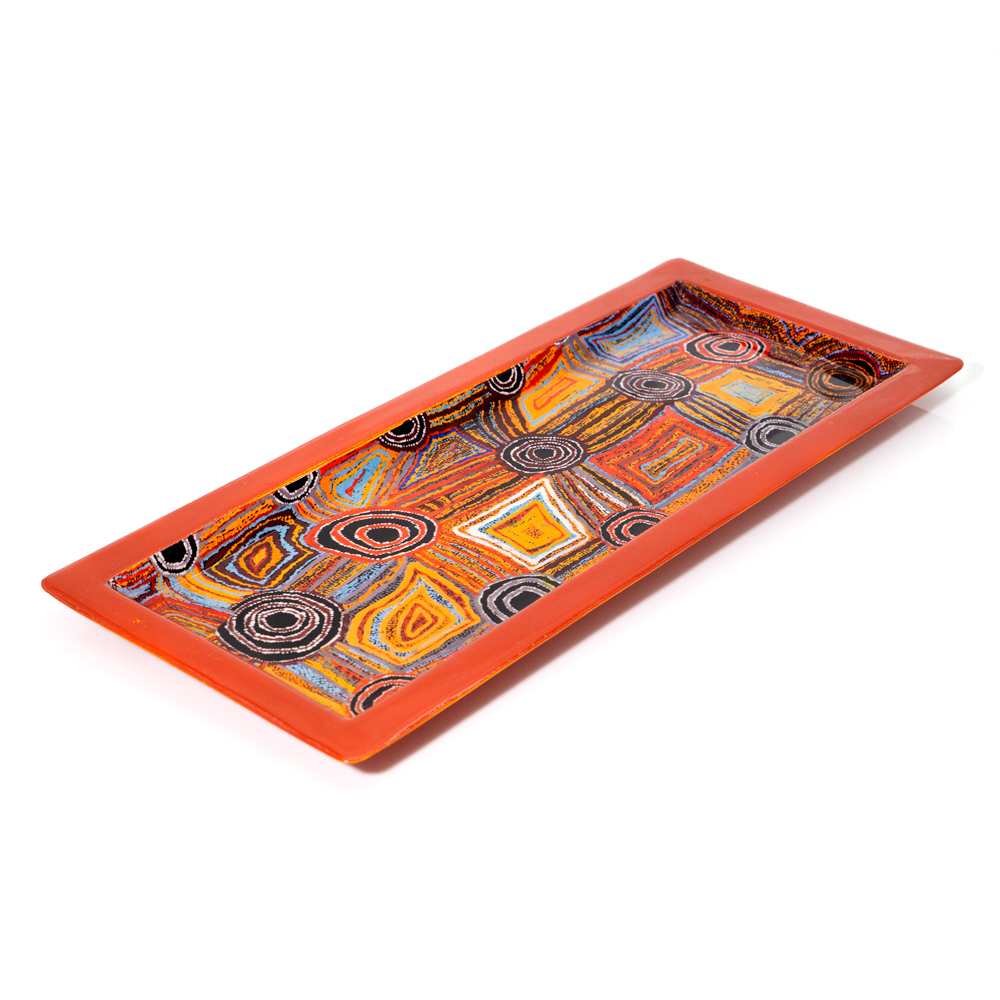 POWDER COATED LONG PLATTER - 35.5 x 12.5cm-MAB665