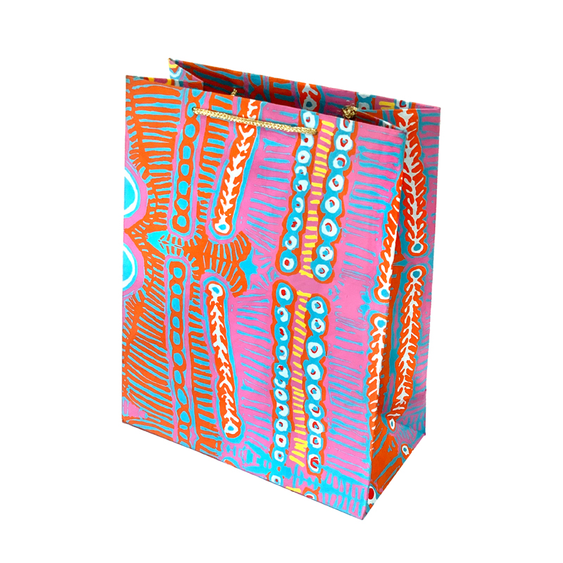 Hand Made Paper Gift Bag Large- 25.5x12.7x33cm (10x5x13in)-MNM600