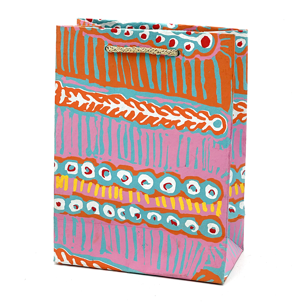 Hand Made Paper Gift Bag Small - 20x15x5cm (7.8x6x2in)-MNM600