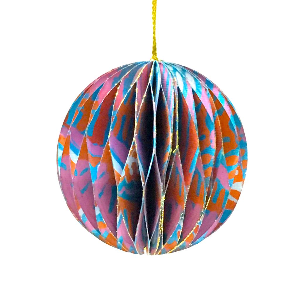Honeycomb Christmas Ball -7.6cm -MNM600