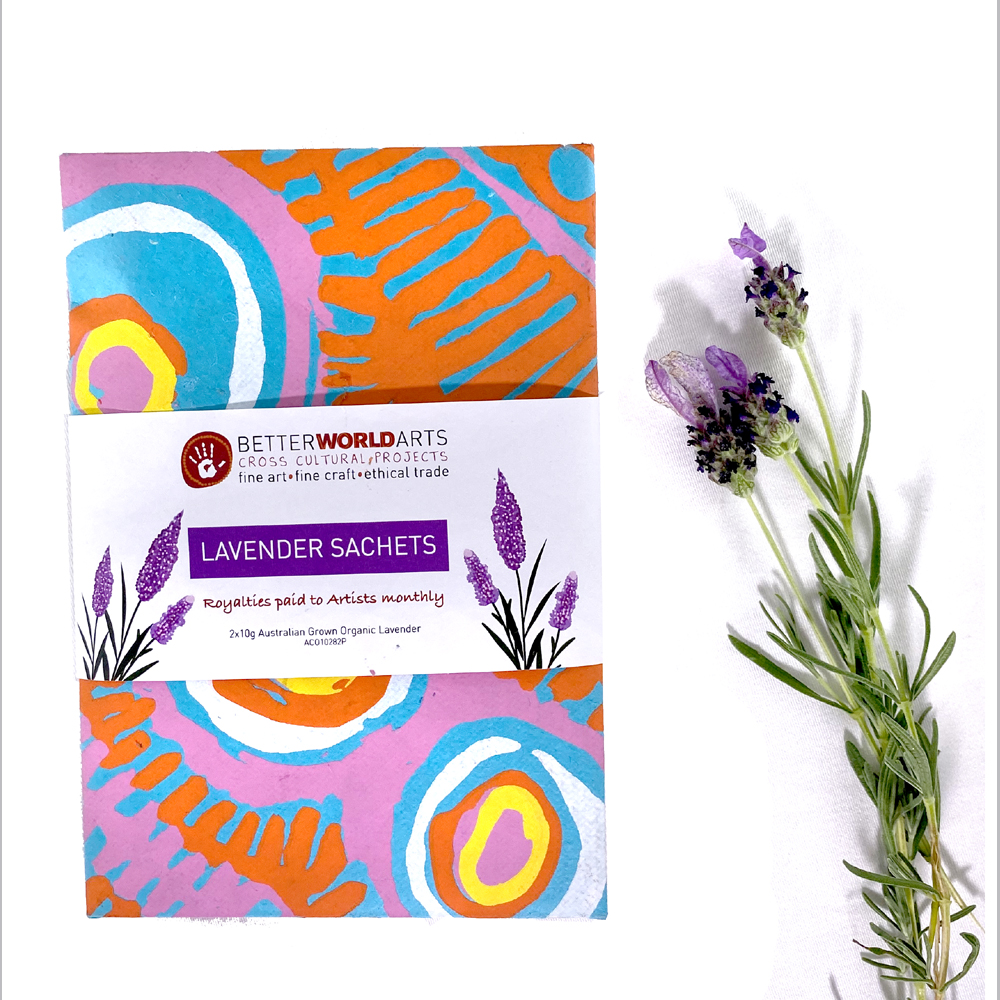Lavender Sachet 10g x2 (.3oz)-MNM600