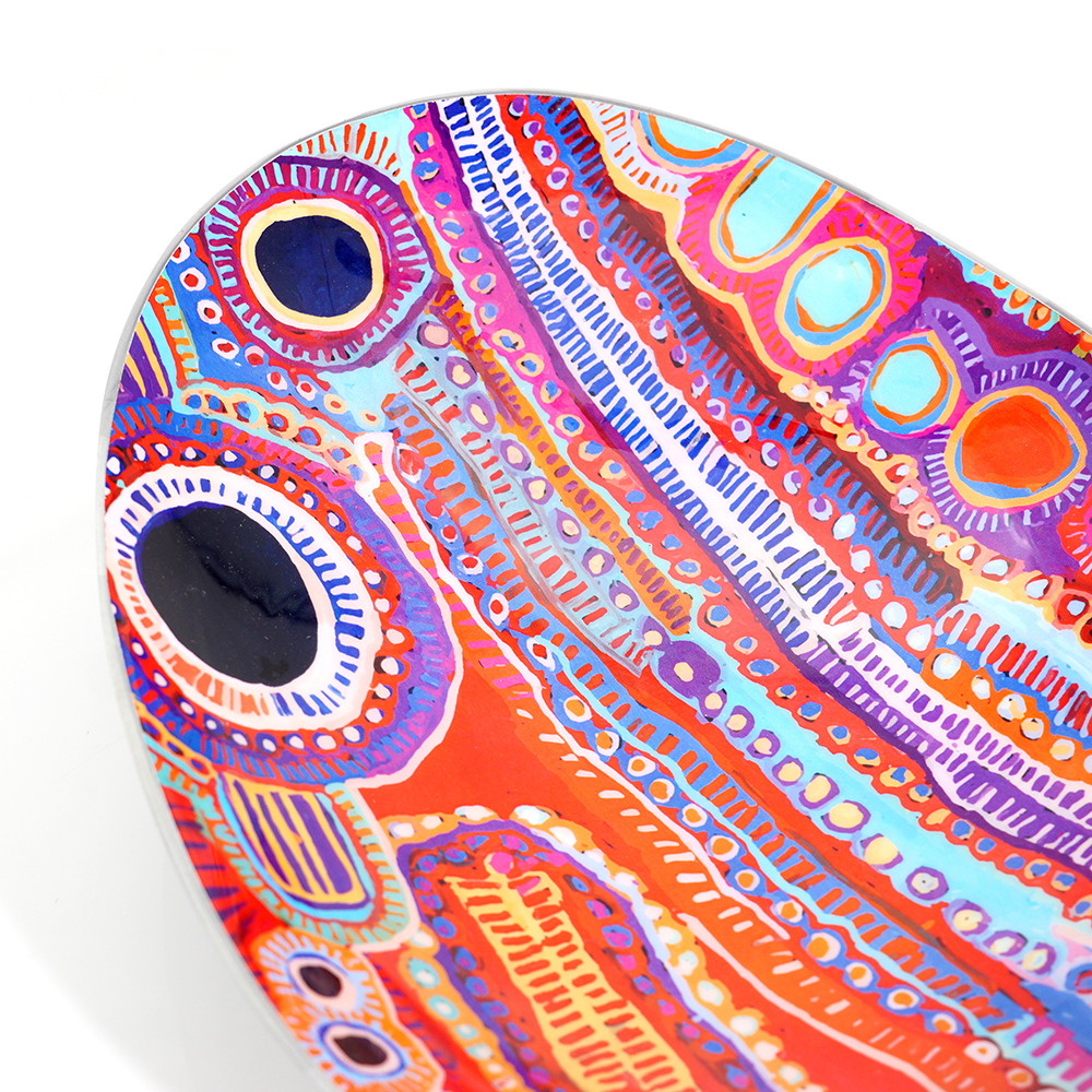 Bowl Boat Aluminium 35 x 25.5 x 7.5cm-MNM619