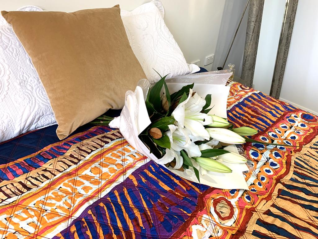 Large Quilted Blanket 172x190cm-MNM619