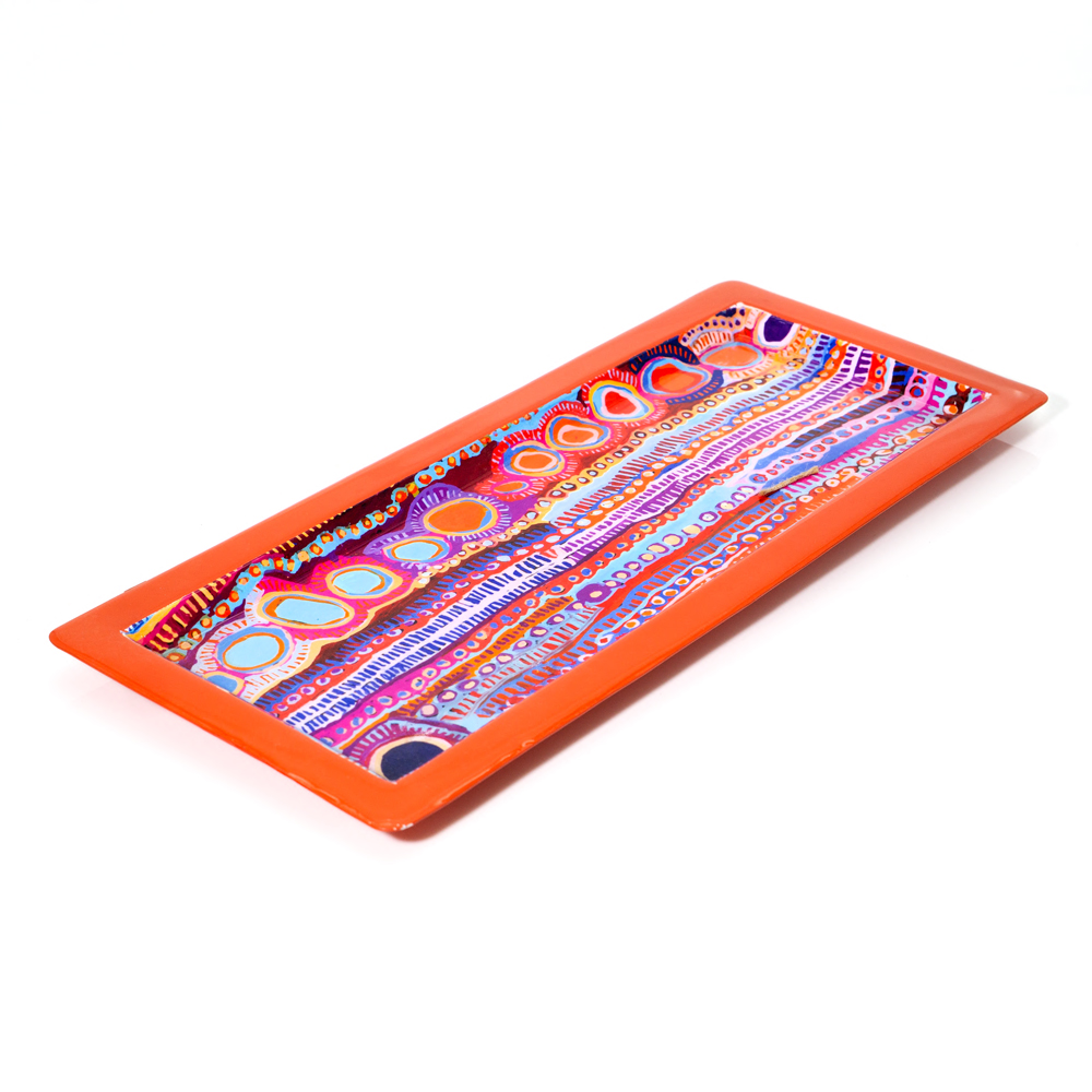 POWDER COATED LONG PLATTER - 35.5 x 12.5cm-MNM619