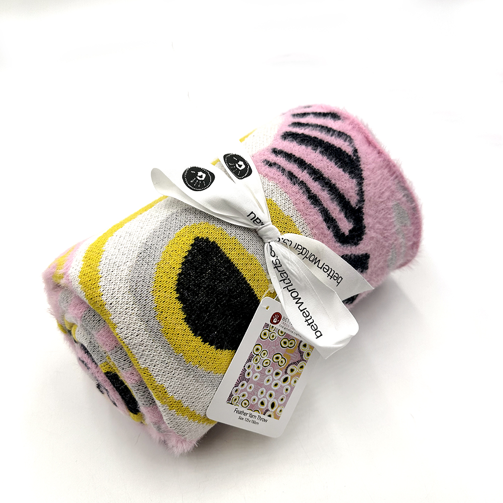 Feather Yarn Throw - 125x150cm-MNM650