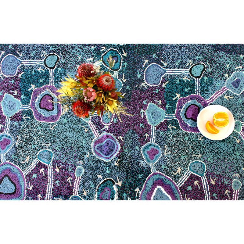 Linen Table Cloth Lg 150 x 230cm-PNA648