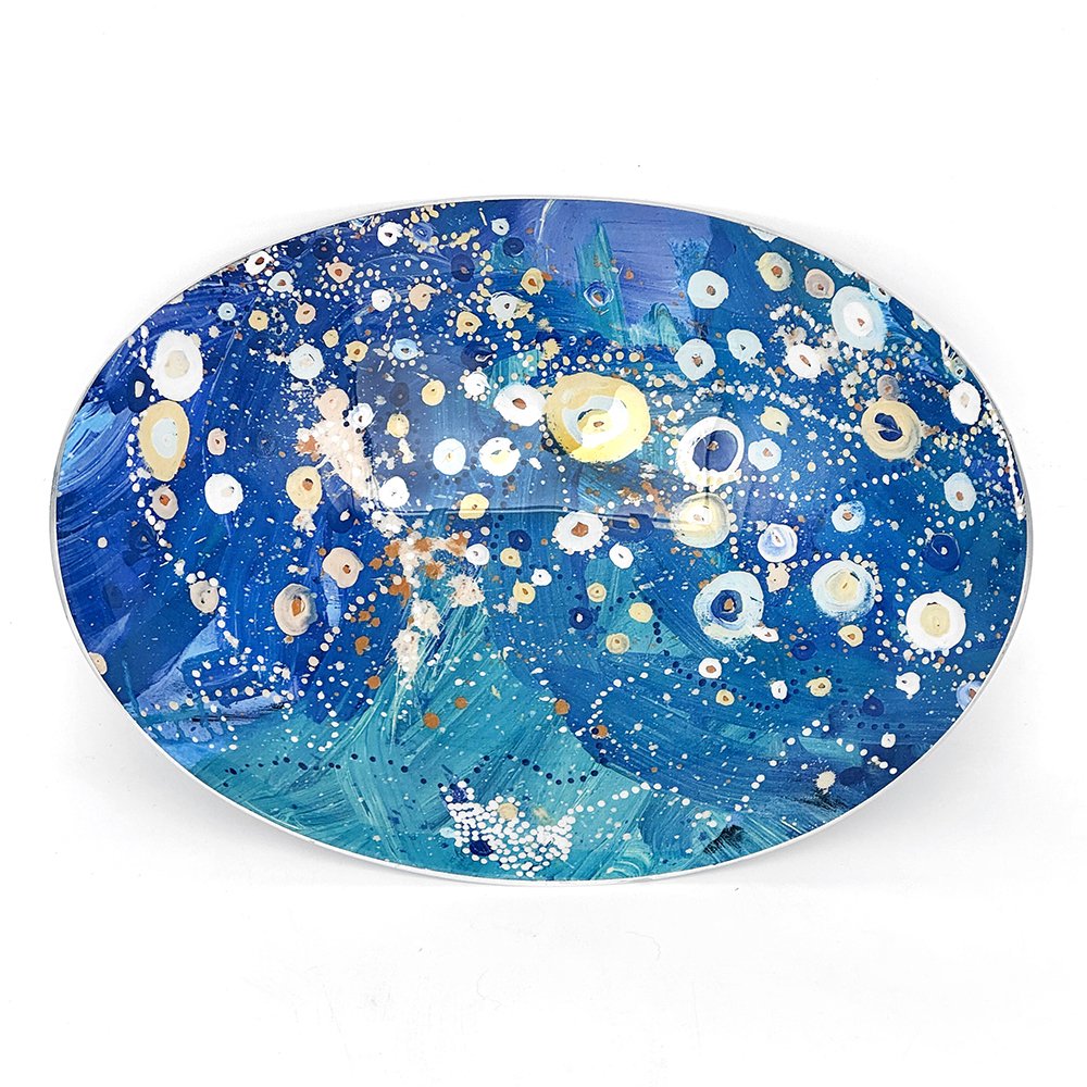 Bowl Boat Aluminium 35 x 25.5 x 7.5cm-SJN668
