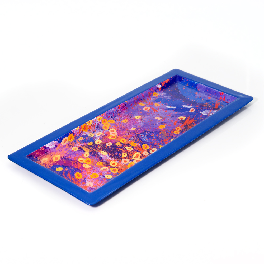 POWDER COATED LONG PLATTER - 35.5 x 12.5cm-SJN699