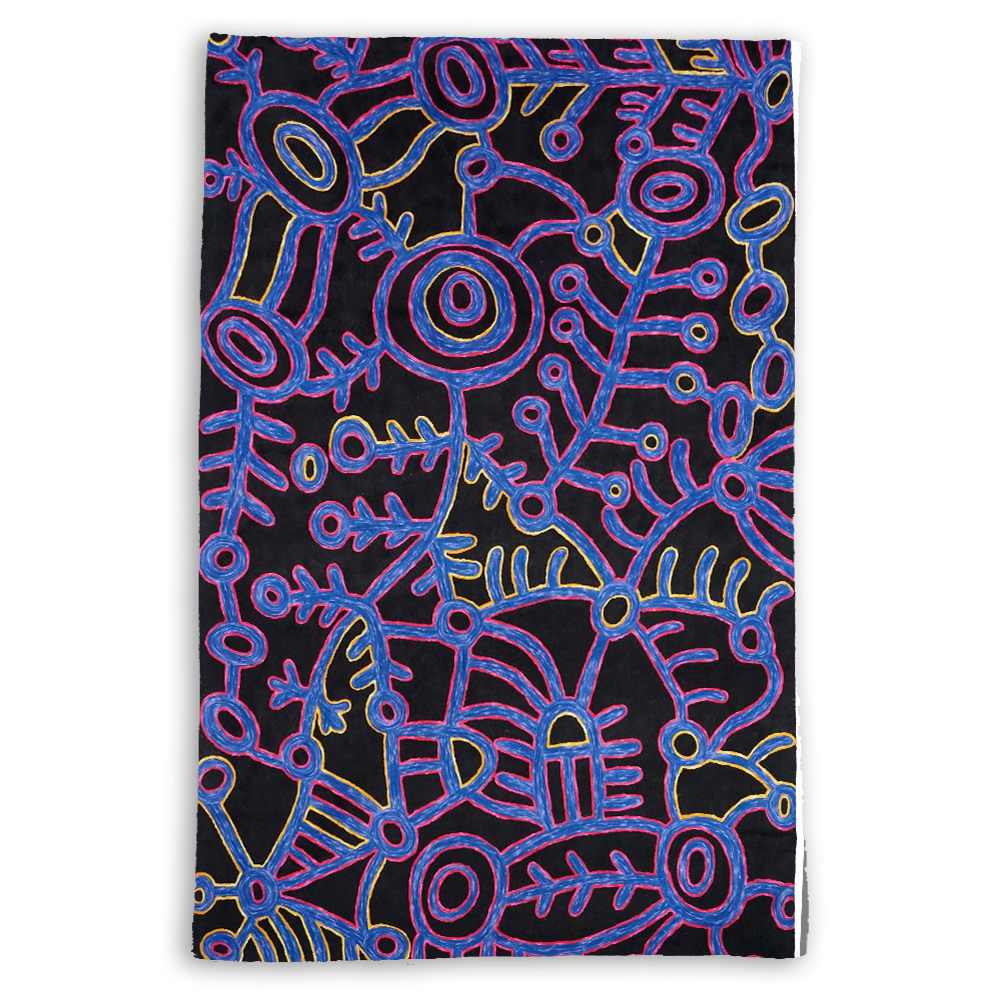 Rug Wool 3x5ft (91x152cm)-THU602