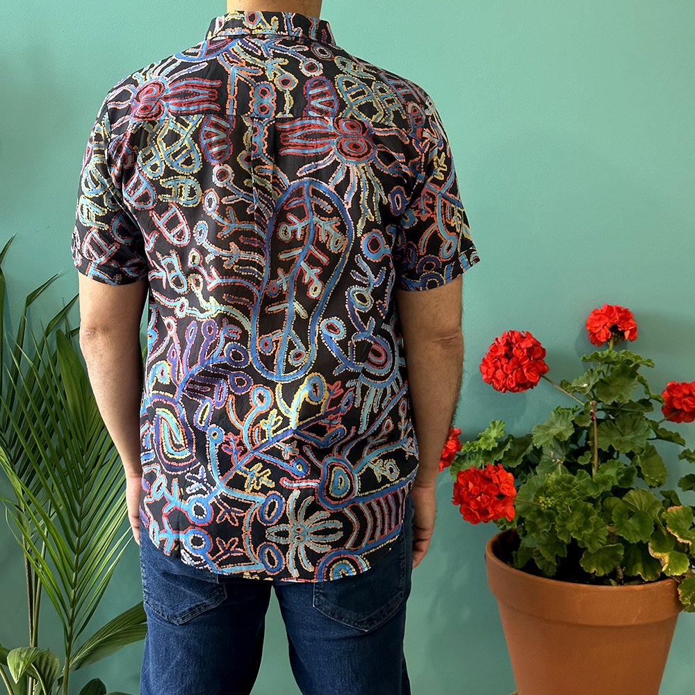 Mens Shirt - Organic Cotton Voile SMALL-THU607