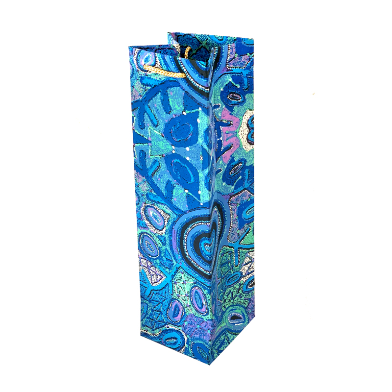 Handmade Paper Gift Bag, Bottle - 35x10x10cm (14x4x4)-THU608