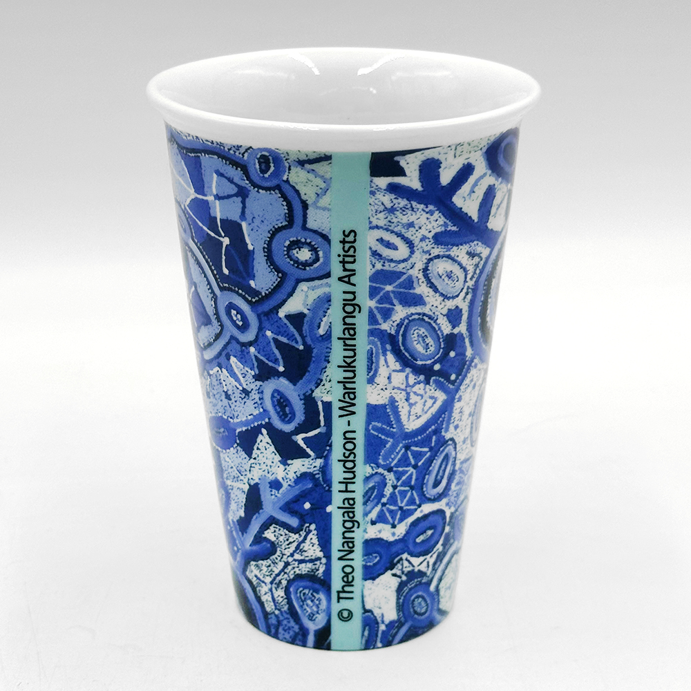 Porcelain Insulated Travel Mug - 380ml (13oz)-THU608
