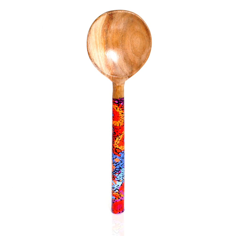 ACACIA SERVING SPOON - Length: 28cm-AAD777