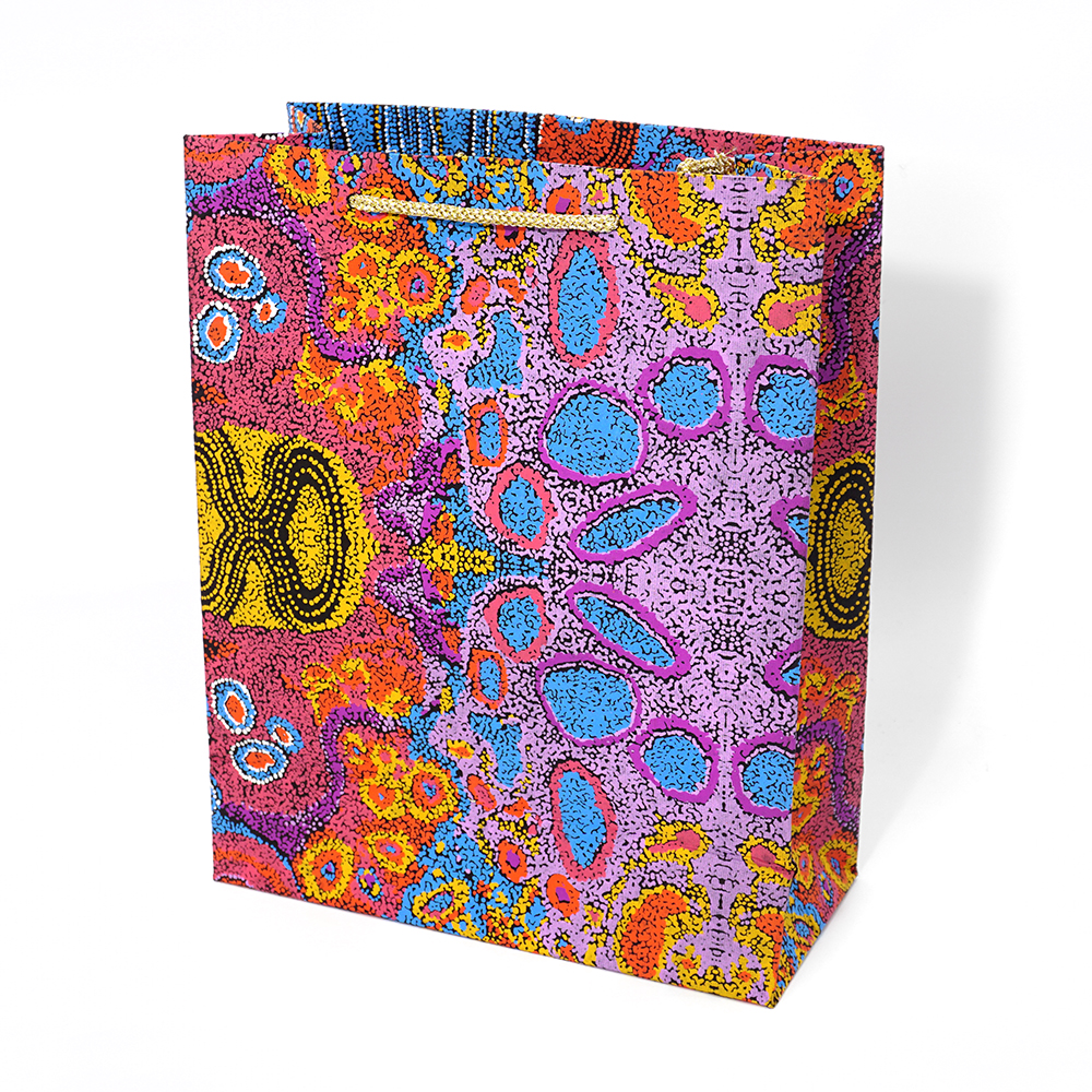 Hand Made Paper Gift Bag Medium - 28x10x23cm (11x3x9in)-AAD777