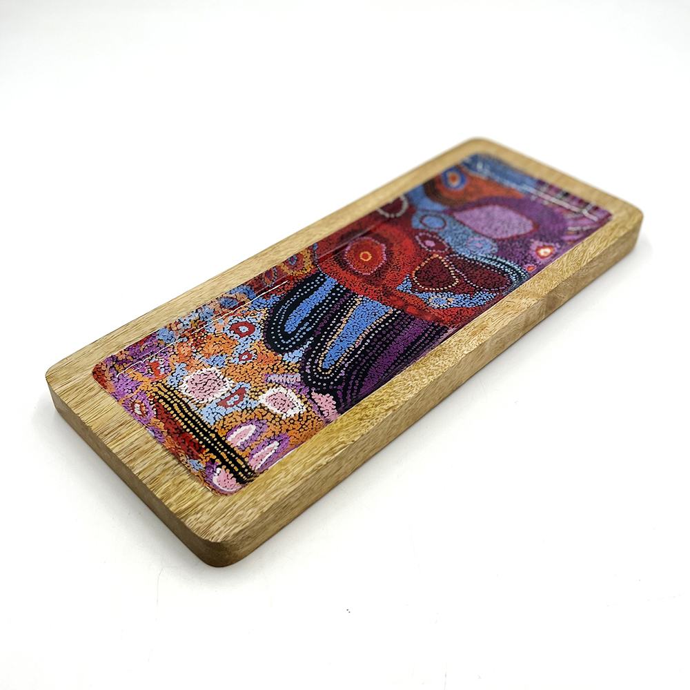 Wooden Tray - 30.5x12.5 cm-AAD777