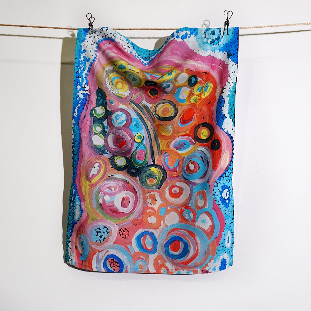 Cotton Tea Towel - Digital Print - 62.5cm x 42.5cm-AAD998