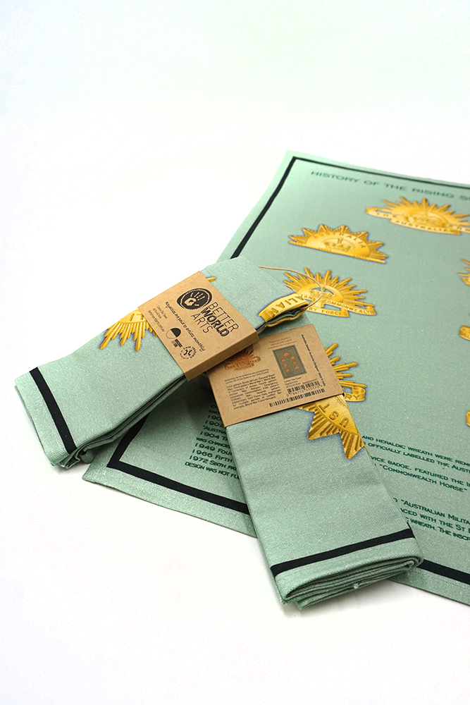 Cotton Tea Towel - Digital Print - 62.5cm x 42.5cm-AAE032
