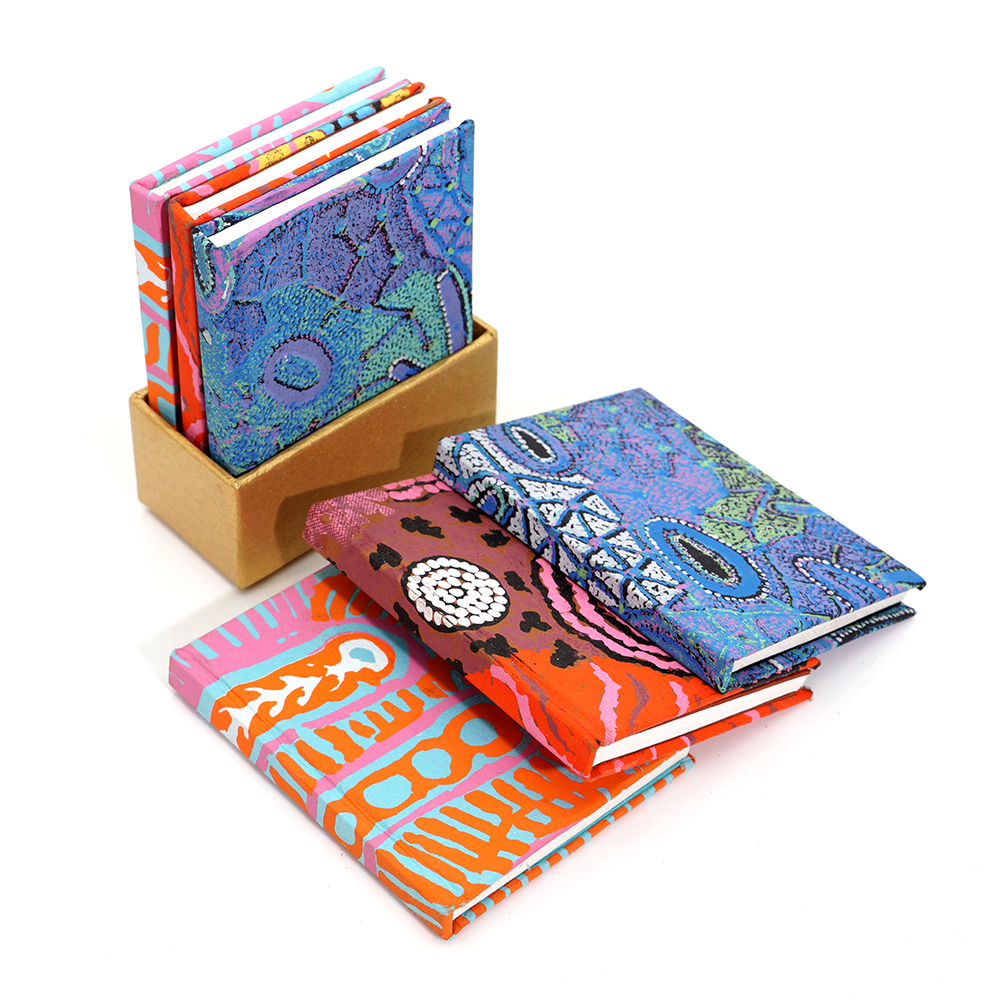Set of 3 Mini Journals 8.8x11cm (3.5x4.3in)-BA2MIX