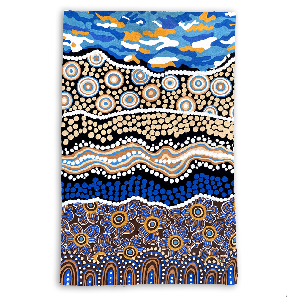 Rug Wool 3x5ft (91x152cm)-BGD704
