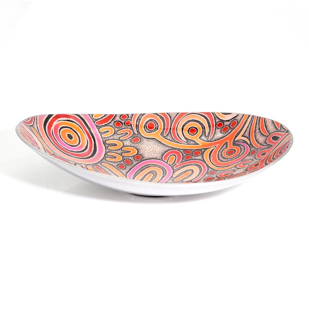 Bowl Boat Aluminium 35 x 25.5 x 7.5cm-BGD785