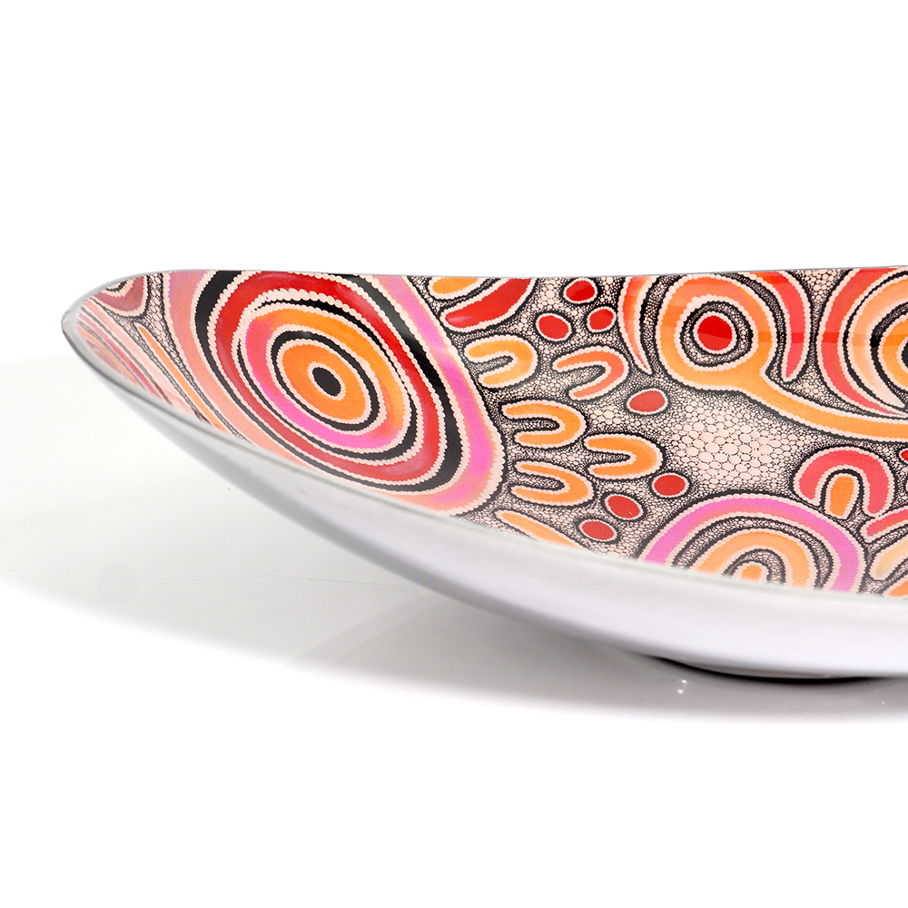 Bowl Boat Aluminium 35 x 25.5 x 7.5cm-BGD785