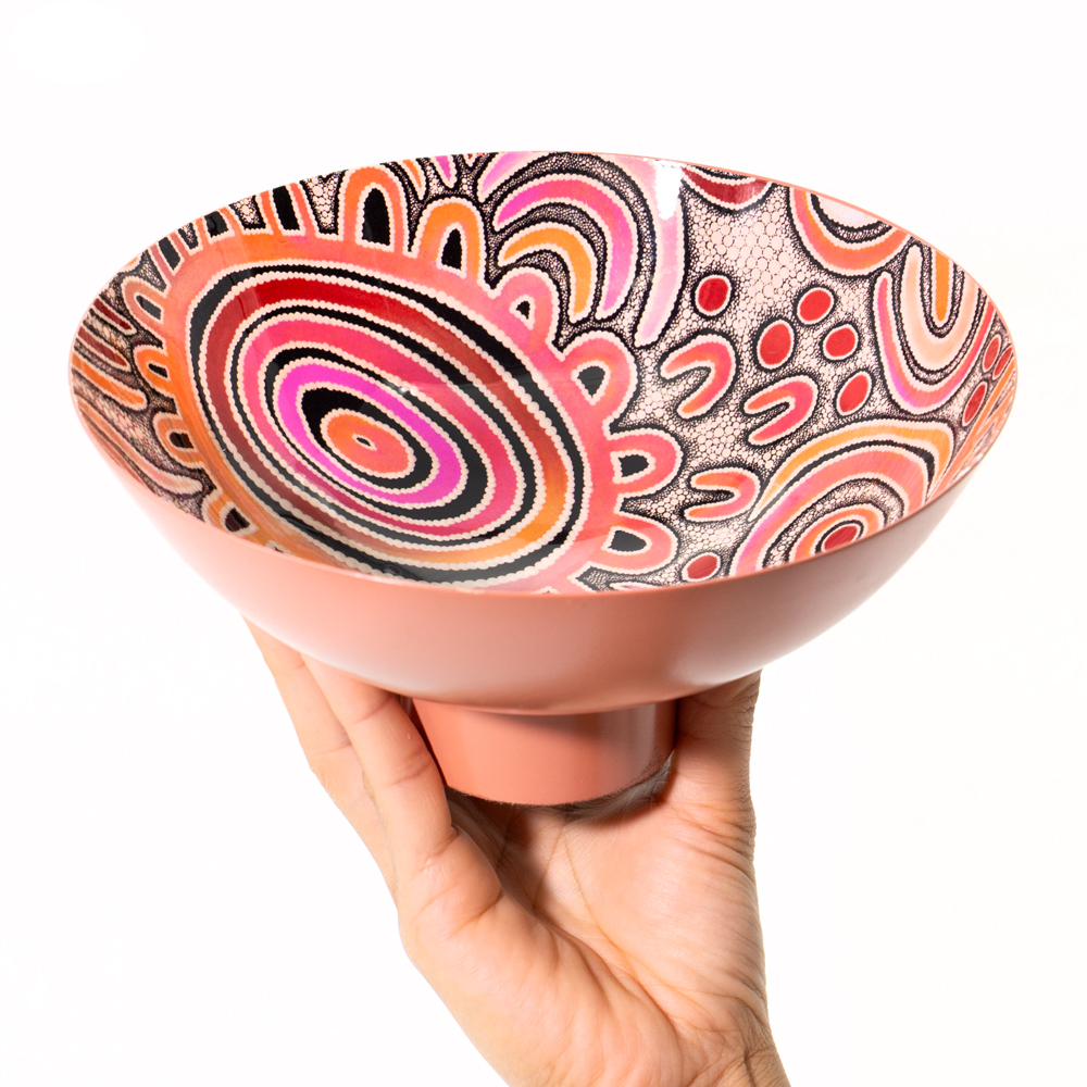 POWDER COATED BOWL LARGE - D: 20.5cm H: 10cm-BGD785