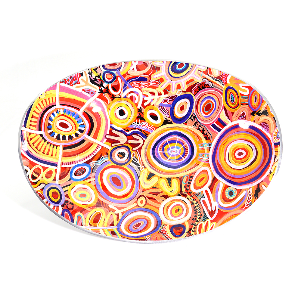 Bowl Boat Aluminium 35 x 25.5 x 7.5cm-CVA747