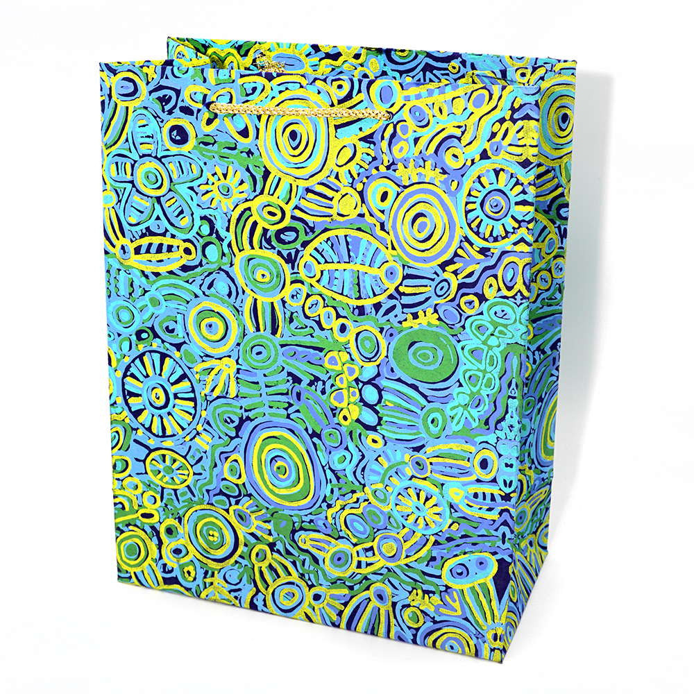 Hand Made Paper Gift Bag Large- 25.5x12.7x33cm (10x5x13in)-CVA748
