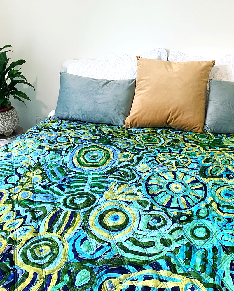 Large Quilted Blanket 172x190cm-CVA748