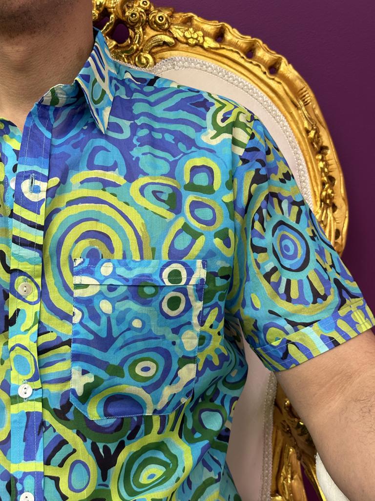 Mens Shirt - Organic Cotton Voile XL - EXTRA LARGE-CVA748