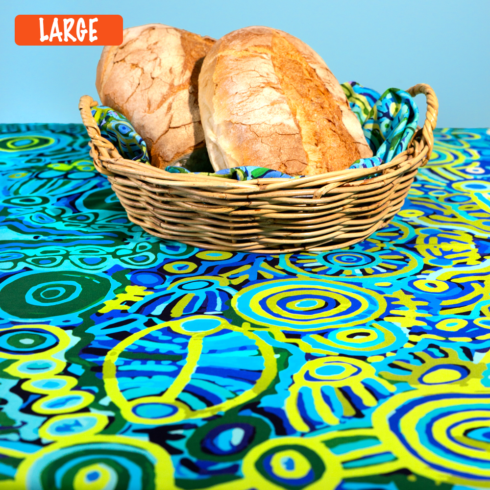 Organic Cotton Table Cloth Large 230X150CM-CVA748