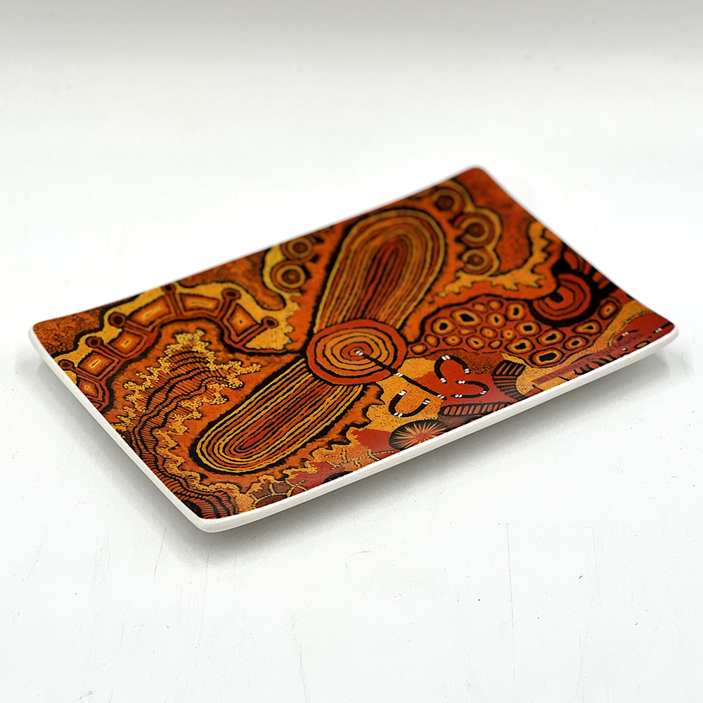 Bone China Cake Plate - 17.5x12cm -DYM938