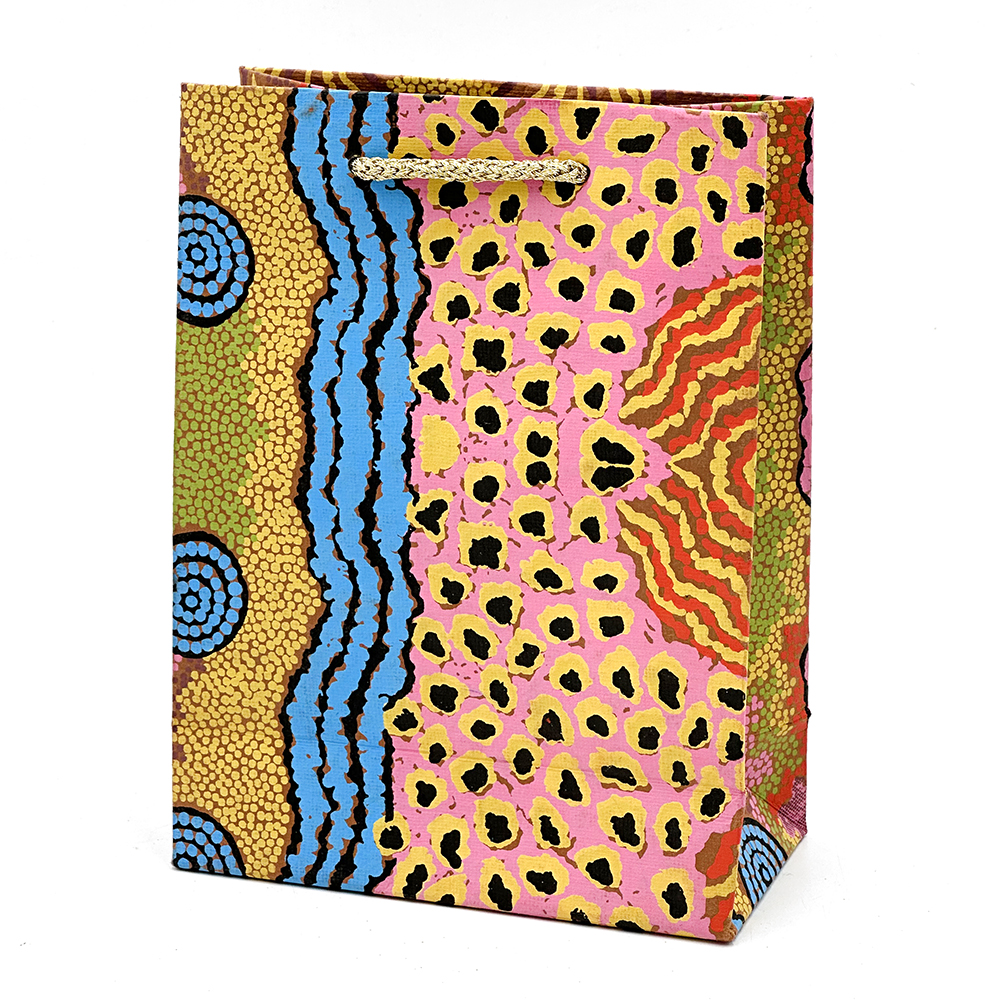 Hand Made Paper Gift Bag Small - 20x15x5cm (7.8x6x2in)-DYM975