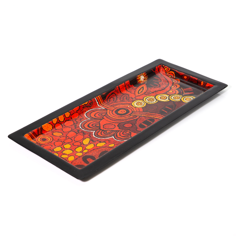 POWDER COATED LONG PLATTER - 35.5 x 12.5cm-DYM993