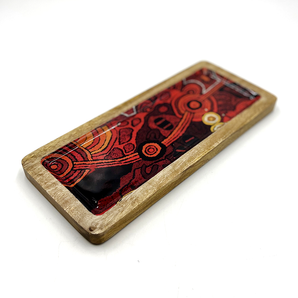 Wooden Tray - 30.5x12.5 cm-DYM993